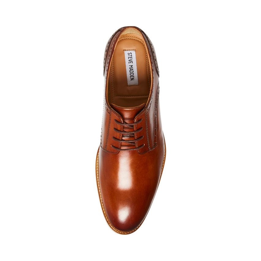 Zapatos Derby Steve Madden Derbyy Cuero Hombre Marrones | ES YN369E